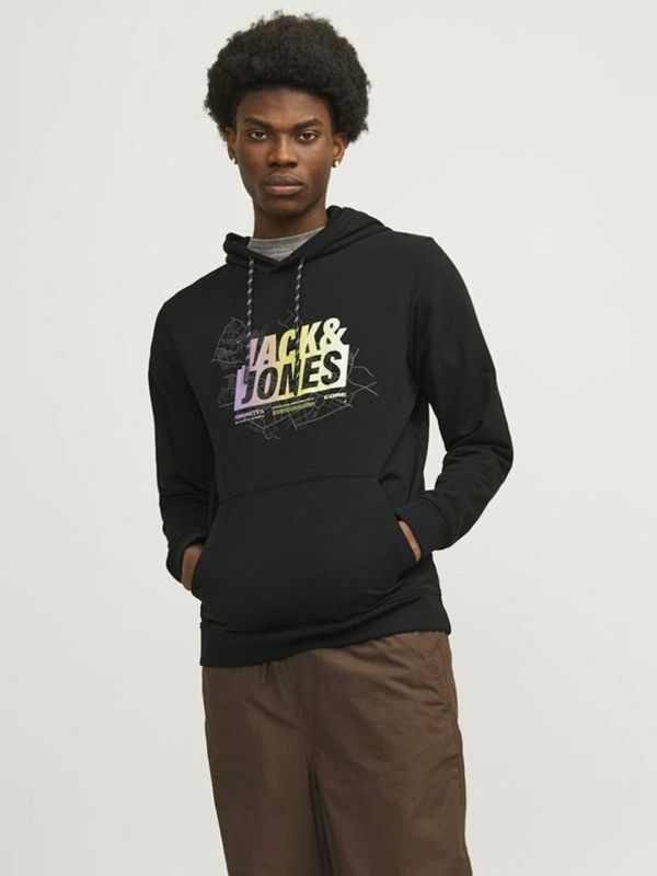 Jack & Jones Jack & Jones Map Majica dugih rukava crna