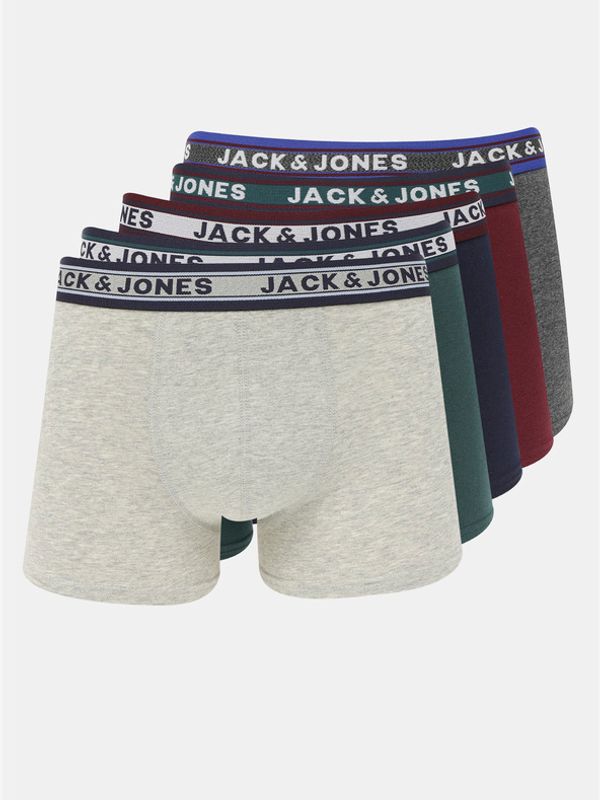Jack & Jones Jack & Jones Oliver Bokserice 5 kom siva