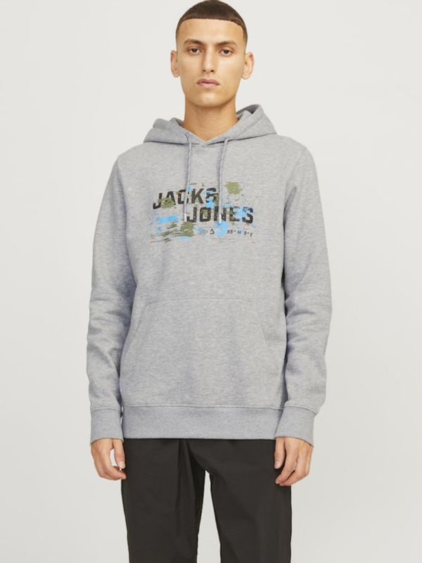 Jack & Jones Jack & Jones Outdoor Majica dugih rukava siva