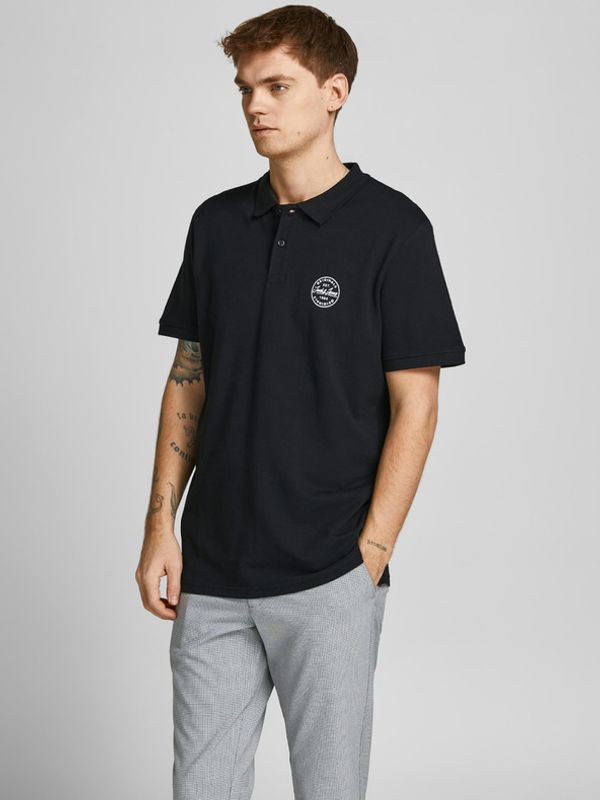 Jack & Jones Jack & Jones Shark Polo majica crna