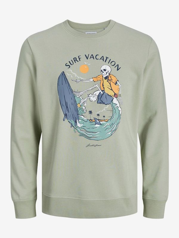 Jack & Jones Jack & Jones Zion Majica dugih rukava zelena