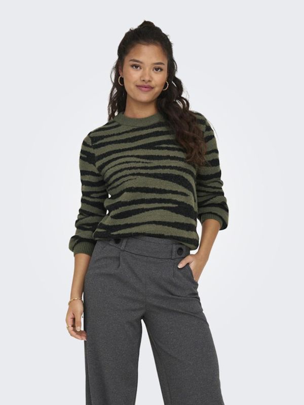 Jacqueline de Yong Jacqueline de Yong Lorraine Džemper zelena