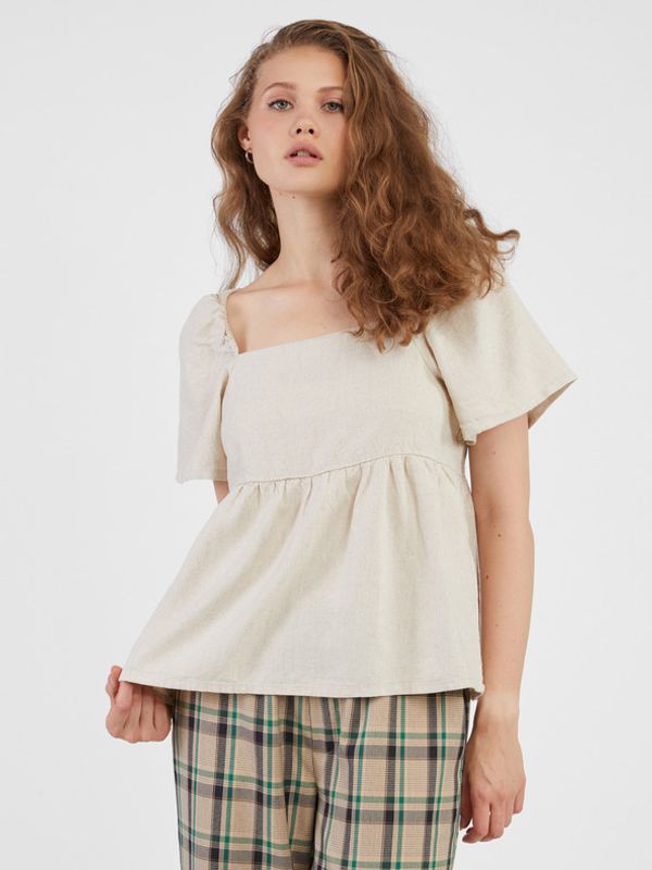 Jacqueline de Yong Jacqueline de Yong Say Top bež