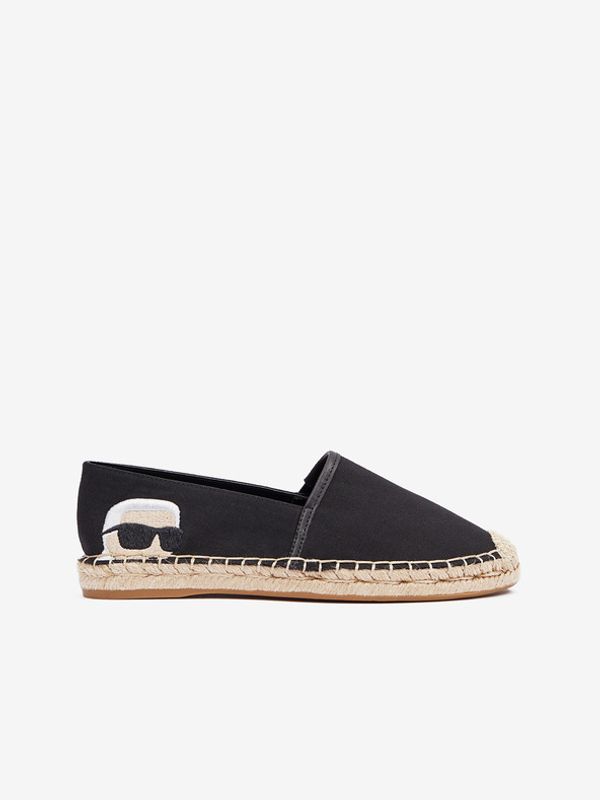 Karl Lagerfeld Karl Lagerfeld Kamini Embro Espadrile crna