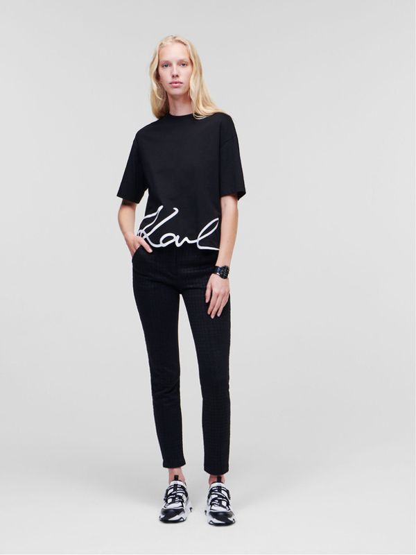 Karl Lagerfeld Karl Lagerfeld Karl Signature Majica crna