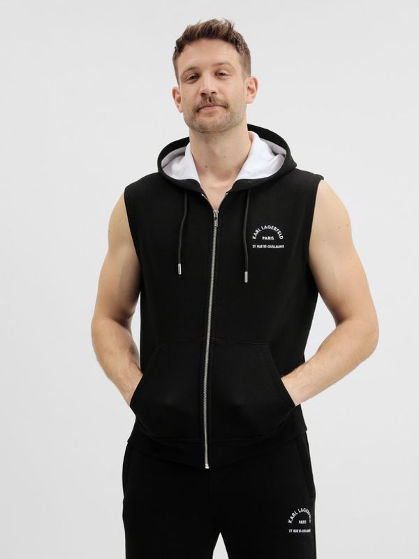 Karl Lagerfeld Karl Lagerfeld Majica dugih rukava crna