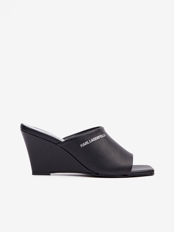 Karl Lagerfeld Karl Lagerfeld Rialto Open Toe Mule Papuče crna