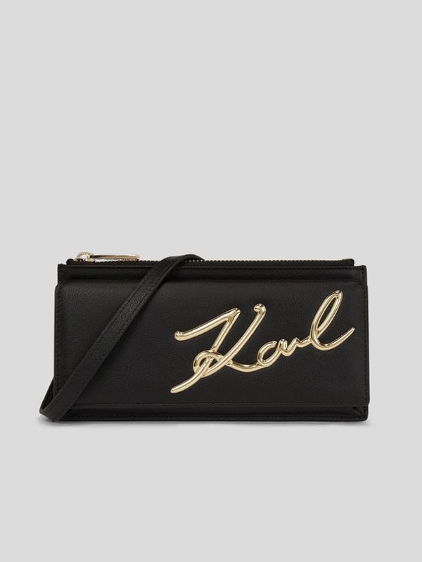 Karl Lagerfeld Karl Lagerfeld Signature 2.0 Torba za nošenje preko tijela crna