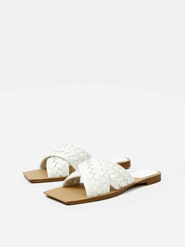 Mango Mango Drew Papuče bijela