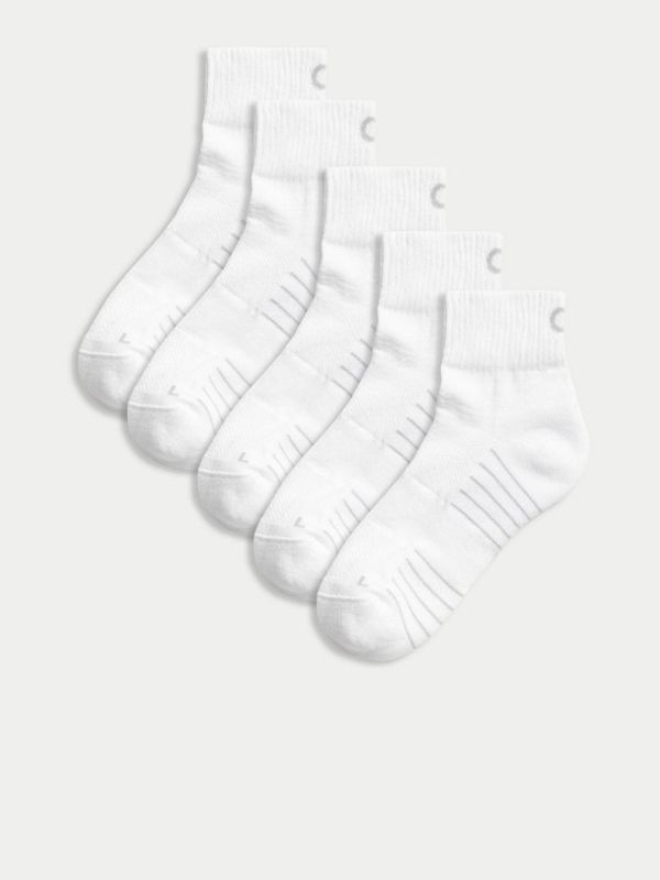 Marks & Spencer Marks & Spencer 5-pack Čarape bijela