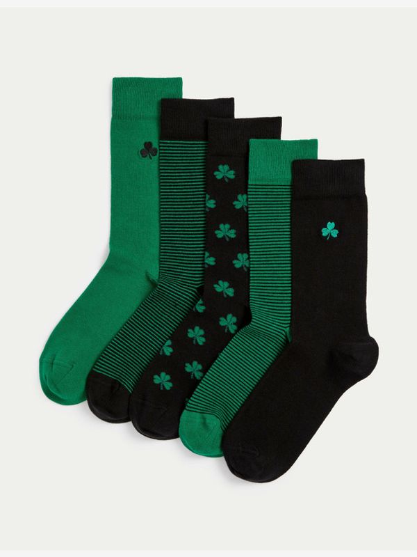 Marks & Spencer Marks & Spencer 5-pack Čarape zelena