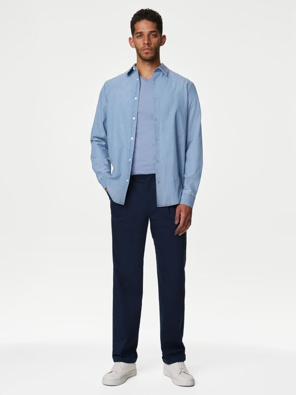 Marks & Spencer Marks & Spencer Chino Hlače plava