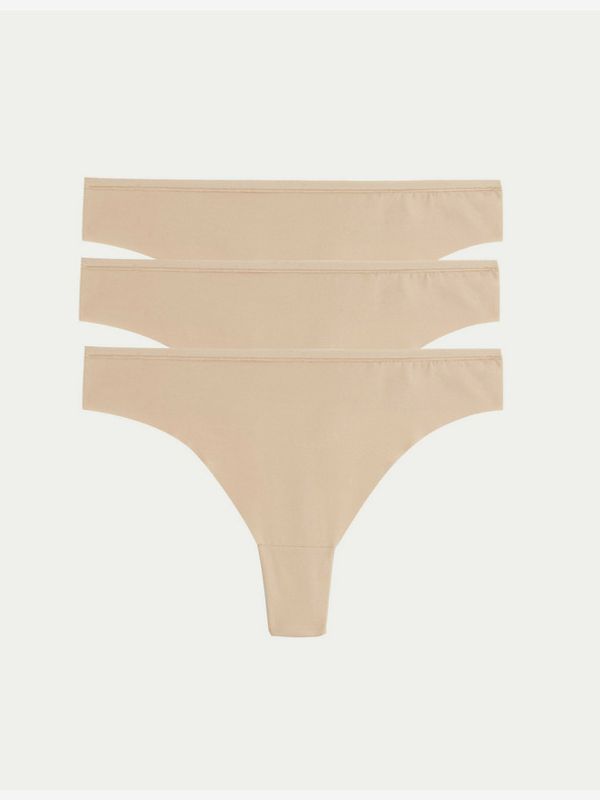 Marks & Spencer Marks & Spencer Flexifit™ 3-pack Gaćice bež