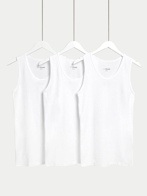 Marks & Spencer Marks & Spencer Majica bez rukava 3 kom bijela