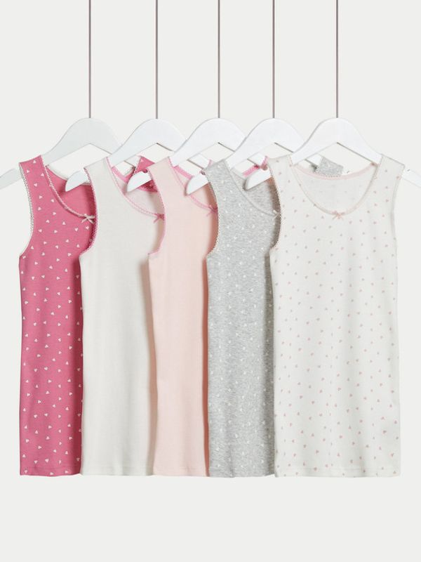 Marks & Spencer Marks & Spencer Majica bez rukava dječja ružičasta