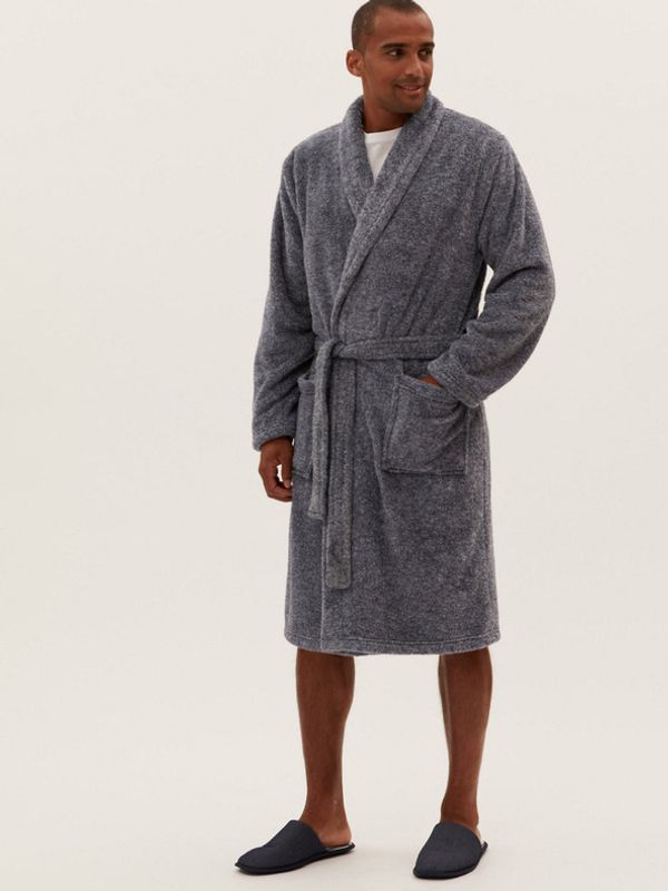Marks & Spencer Marks & Spencer Supersoft Bade-mantil siva