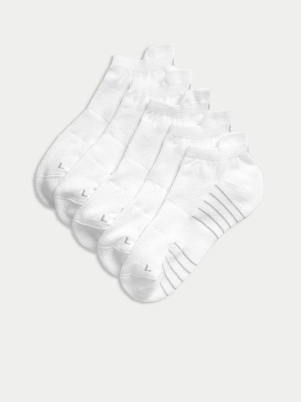 Marks & Spencer Marks & Spencer Trainer Liners™ Čarape bijela