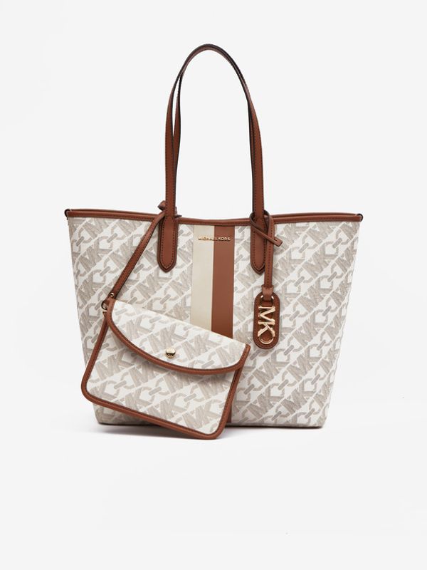 Michael Kors Michael Kors Eliza Open Tote Torba bež