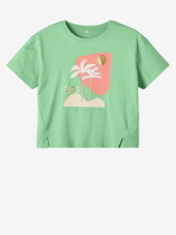 name it name it Flicka Majica dječja zelena