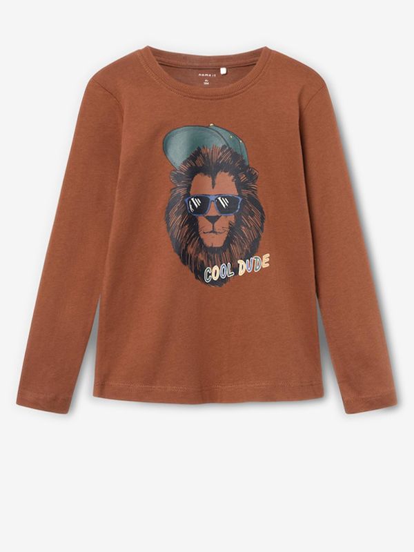 name it name it Ricko Majica dječja smeđa