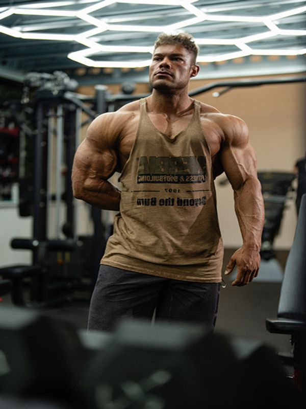 Nebbia Nebbia Max Out Majica bez rukava smeđa