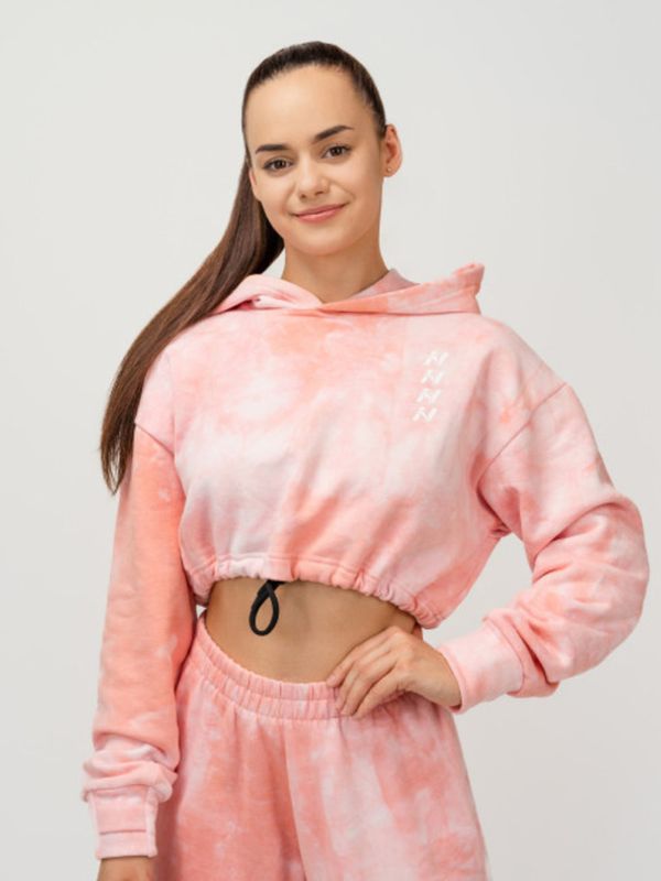 Nebbia Nebbia Re-fresh Women’s Crop Hoodie Nebbia Majica dugih rukava ružičasta