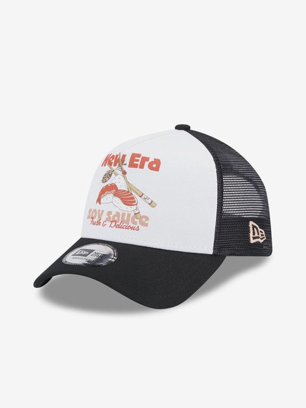 New Era New Era Food Sushi Black A-Frame Trucker Šilterica bijela