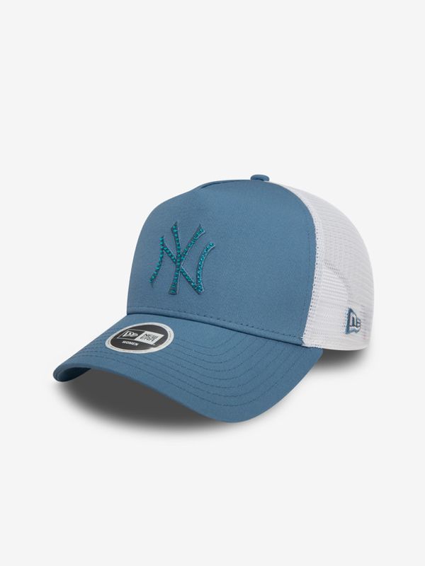 New Era New Era New York Yankees Womens MLB A-Frame Trucker Šilterica plava