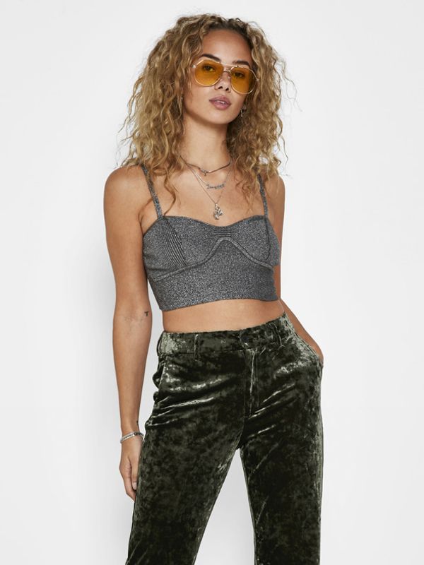 Noisy May Noisy May Alaia Majica bez rukava siva