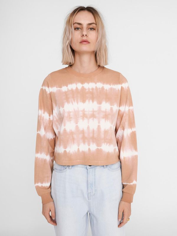 Noisy May Noisy May Joan Majica dugih rukava smeđa