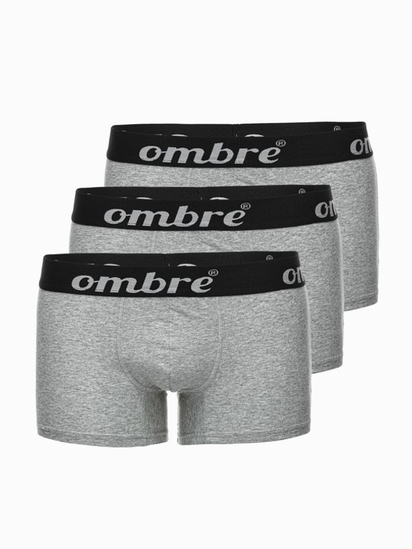 Ombre Clothing Ombre Clothing 3-pack Bokserice siva