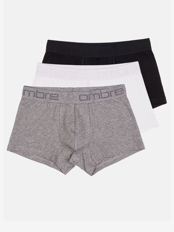 Ombre Clothing Ombre Clothing 3-pack Bokserice siva