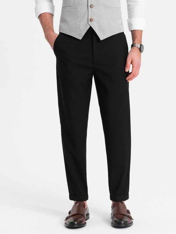 Ombre Clothing Ombre Clothing Chino Hlače crna