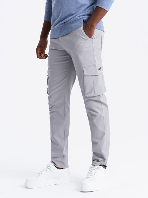 Ombre Clothing Ombre Clothing Hlače siva