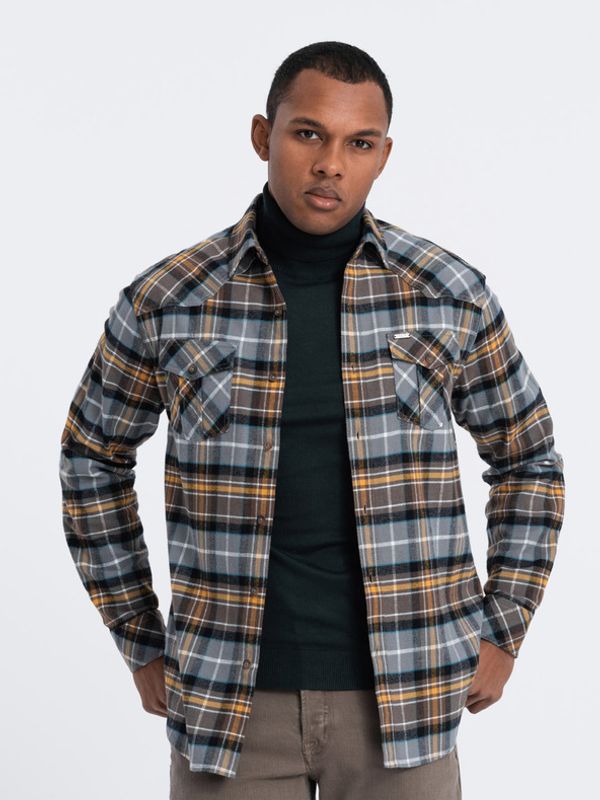 Ombre Clothing Ombre Clothing Košulja siva