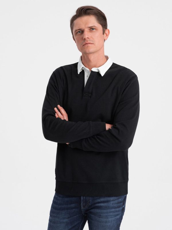 Ombre Clothing Ombre Clothing Majica dugih rukava crna