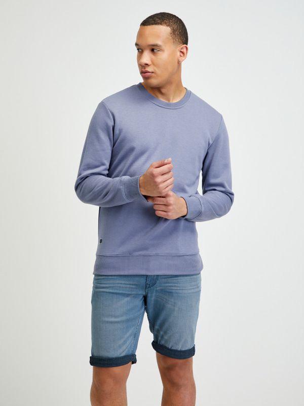 Ombre Clothing Ombre Clothing Majica dugih rukava plava