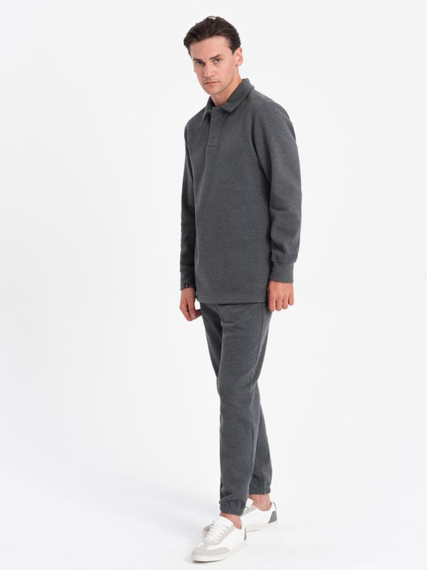 Ombre Clothing Ombre Clothing Majica dugih rukava siva