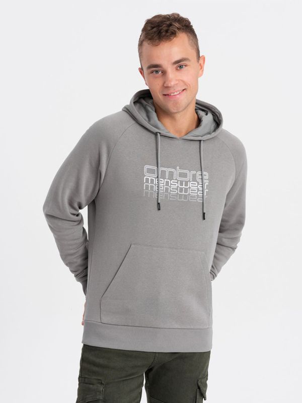 Ombre Clothing Ombre Clothing Majica dugih rukava siva