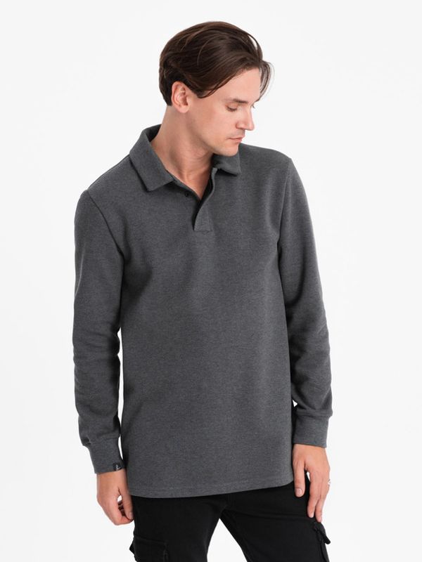 Ombre Clothing Ombre Clothing Majica dugih rukava siva