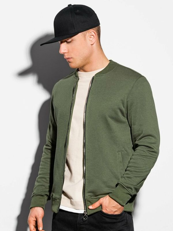 Ombre Clothing Ombre Clothing Majica dugih rukava zelena