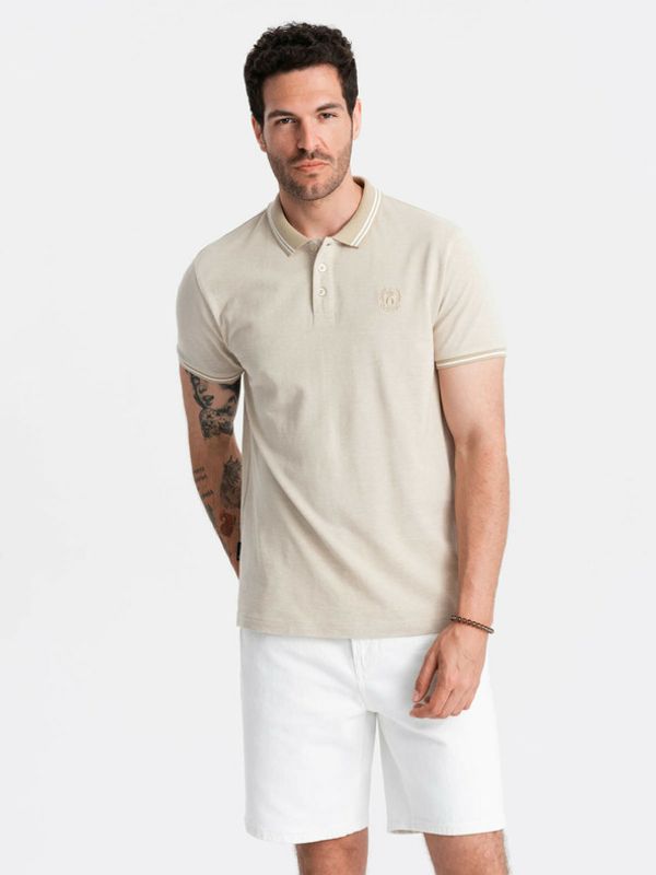 Ombre Clothing Ombre Clothing Polo majica bež