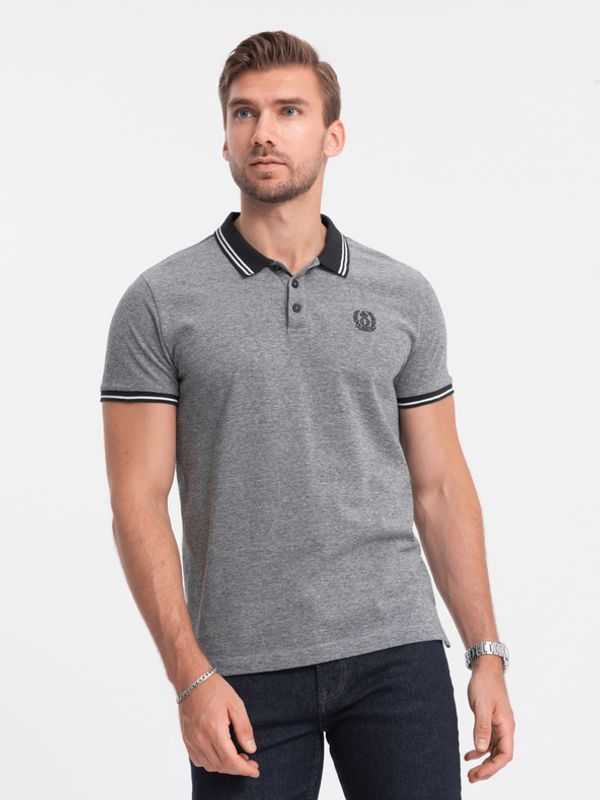 Ombre Clothing Ombre Clothing Polo majica crna