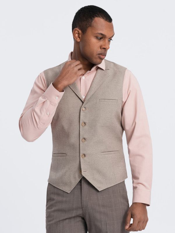 Ombre Clothing Ombre Clothing Prsluk bež