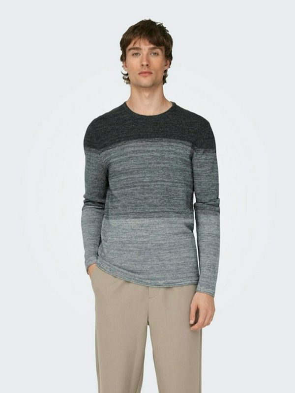 ONLY & SONS ONLY & SONS Panter Džemper siva