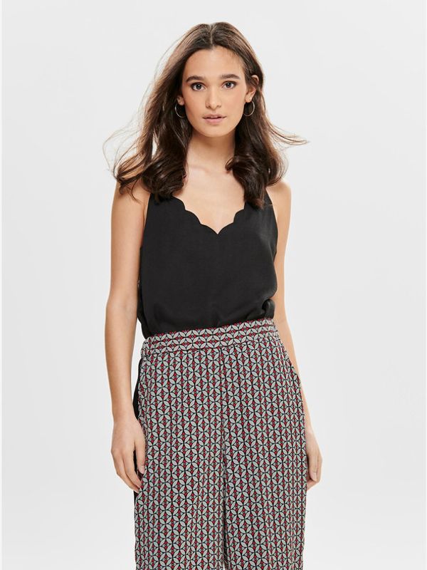 ONLY ONLY Debbie Majica bez rukava crna