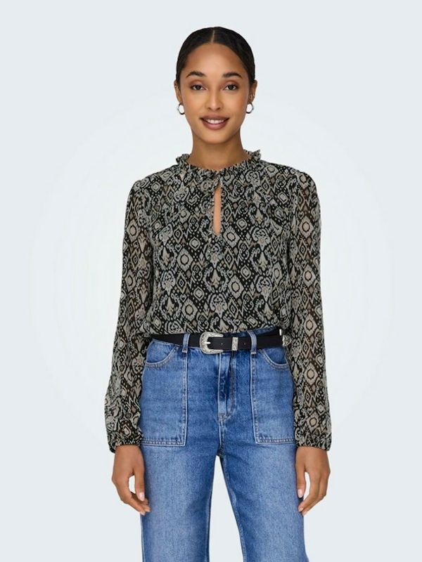 ONLY ONLY Ditsy Bluza crna