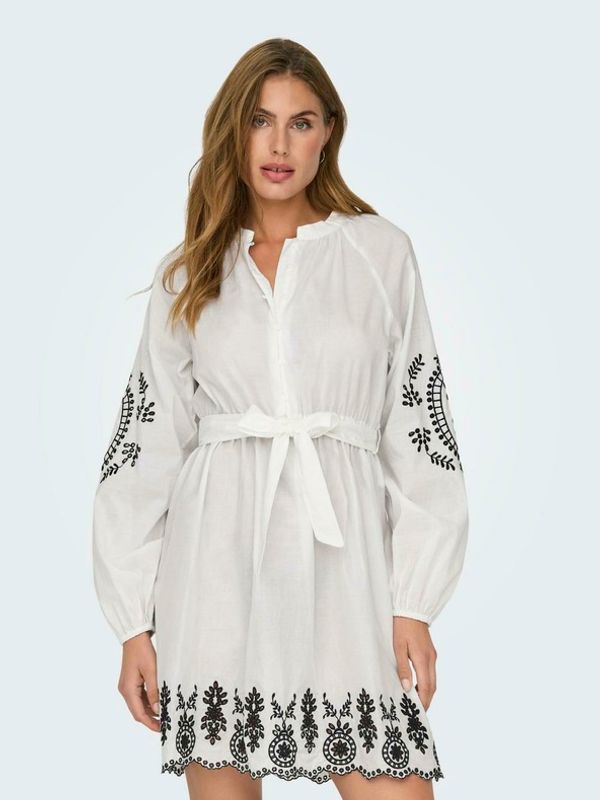 ONLY ONLY Flo Haljina bijela