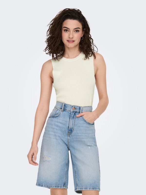 ONLY ONLY Majli Majica bez rukava bijela