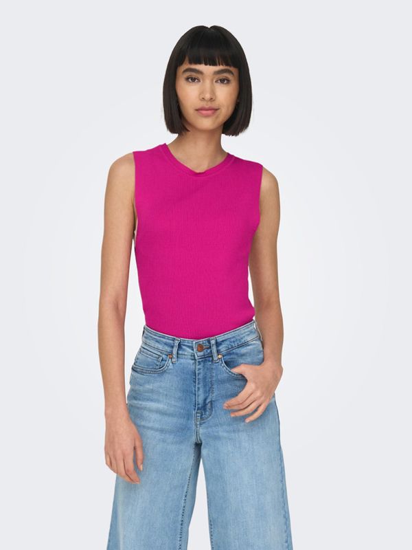 ONLY ONLY Majli Majica bez rukava ružičasta